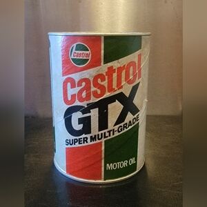 Vintage Castrol gtx oil can